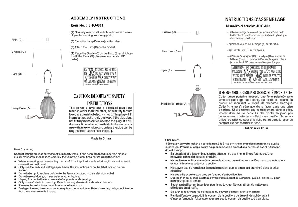 Surya Jericho 30" Stylish Ceramic Accent Table Lamp With Cream Linen Shade – Modern Elegance For Any Room Body, Gray,Shade, Cream,Finial, Metallic ,Nickel,Harp, Metallic ,Nickel,Cord, Translucent Ceramic,Linen,Polyester,Iron Jho-001