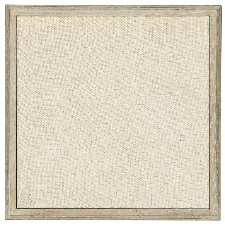 Hooker Furniture Cascade 3-Tier End Table In Terrain Taupe Finish — Square Oak & Burlap Veneer, Transitional Style 6120-80116-80