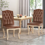 Christopher Knight Home® - Noble House - Shylo Contemporary Faux Leather Dining Chairs (Set Of 2)