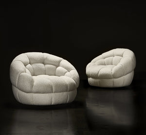 Bernhardt Bernhardt Coco Swivel Chair — Oversized Plush Channel Tufting, 360° Smooth Base For Luxe Comfort & Style B973SO