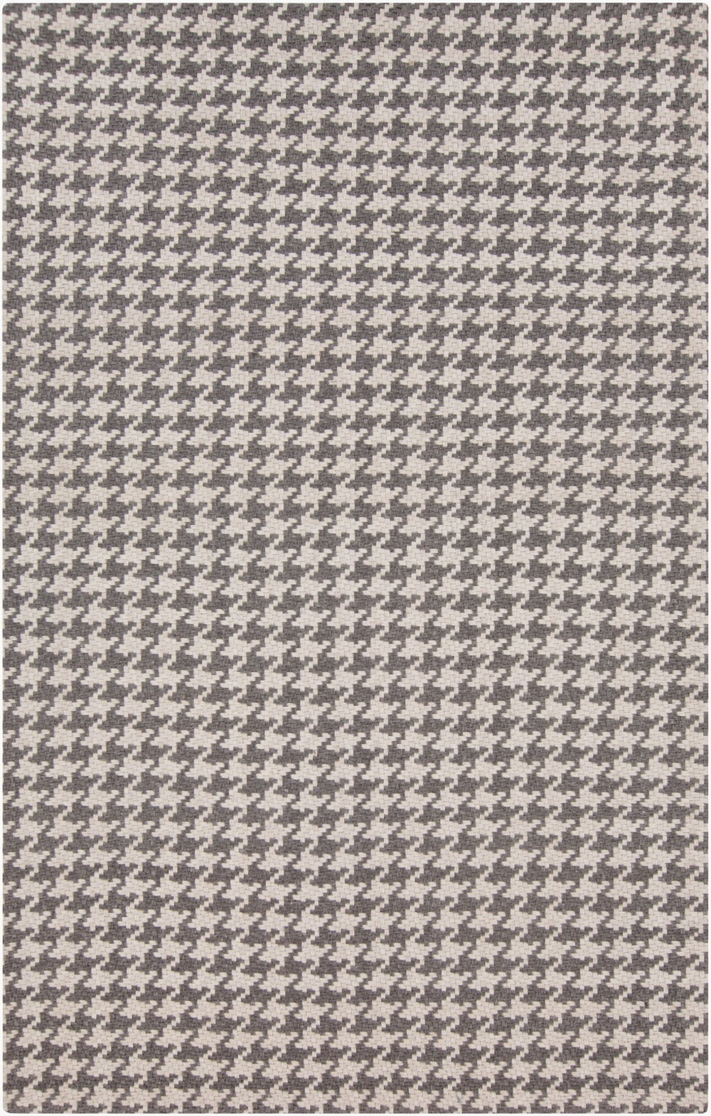 Surya Jigsaw 2' X 3' Handmade Wool Rug - Modern Decor, Durable Weave, No Pile, Spot Clean, Warranty Included Charcoal Wool Jig1000-811