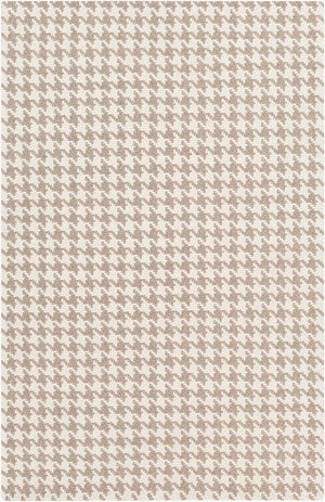 Surya Jigsaw 2' X 3' Handmade Wool Rug - Modern Decor, Durable Weave, No Pile, Spot Clean, Warranty Included Taupe Wool Jig1001-58