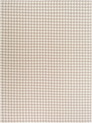 Surya Jigsaw 2' X 3' Handmade Wool Rug - Modern Decor, Durable Weave, No Pile, Spot Clean, Warranty Included White Wool Jig1001-811
