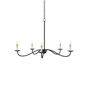 Saxon Small Black Chandelier