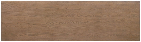 Hooker Furniture Sonnet Wren Eight-Drawer Dresser With Cane Accents, White Oak Veneer, Cedar-Lined Drawers, Metal Base 6072-90002-85