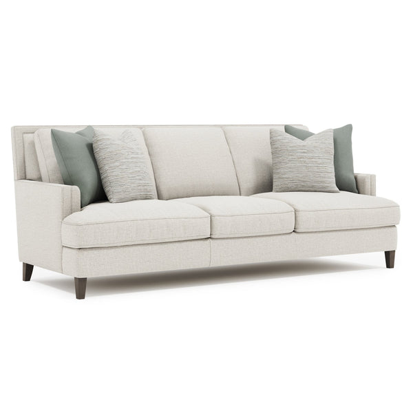 Bernhardt Bernhardt Addison Fabric Sofa With Tailored Welt Trim, Spring-Down Seats & Tapered Portobello Legs - Made to Order B1487B