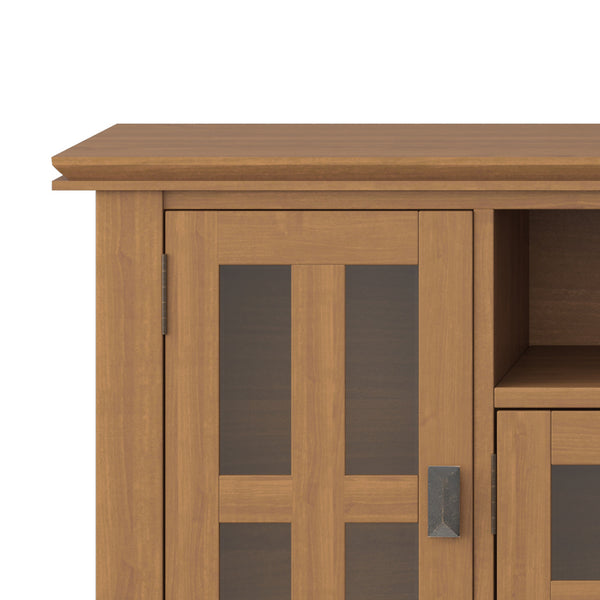 English Elm Artisan 72" Handcrafted Tv Media Stand In Honey Brown - Stylish Storage For Your Living Room Décor B136P158424