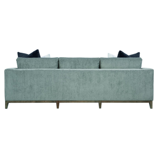Bernhardt Bernhardt Noel Sofa — Made-To-Order 100"W Three-Seater With Feather-Down Cushions, Tapered Legs P7327A