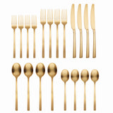 Lenox Cambridge Beacon Gold Satin 20-Piece Flatware Set Metallic, GOLD METAL 807420HGY12X