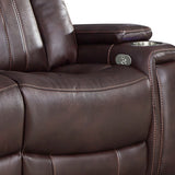 Parker House Parker Living Royce - Fantom Brown Power Recliner Fantom Brown 88% Polyester / 12% PU (W) MROY#812PH-FNB