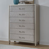 Zoey 6 Drawer Chest Silver P344124 Pulaski Furniture