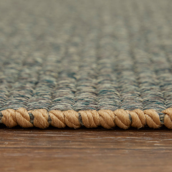 Feizy Rugs Theo Hand Woven Polypropylene Rug - Durable, Low Pile, Perfect For High-traffic Indoor & Outdoor Use Green,Tan Polypropylene The0827fgrnsnde10