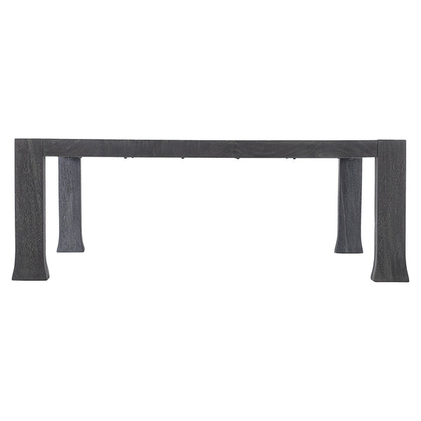 Bernhardt Bernhardt Carbonized Suar Cocktail Table With Planked Top, Sculptural Base, Rustic-Modern Elegance 417021