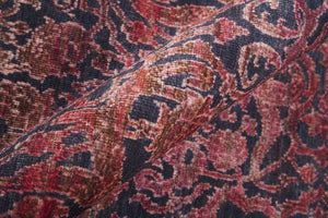 Feizy Rugs Voss Bold Transitional Area Rug - Dazzling Patterns, Rich Colors, And Sophisticated Chenille Design Orange,Red,Gray Polyester Vos39hcfmlt000g21