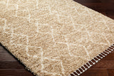 Jakarta JKT-2301 9'2" x 12' Machine Woven Rug JKT2301-9212  Beige, White Surya