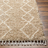 Jakarta JKT-2301 9'2" x 12' Machine Woven Rug JKT2301-9212  Beige, White Surya