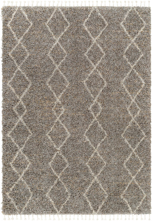 Jakarta JKT-2303 9'2" x 12' Machine Woven Rug JKT2303-9212  Gray, Beige Surya