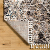 Jakarta JKT-2306 9'2" x 12' Machine Woven Rug JKT2306-9212  White, Beige Surya