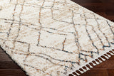 Jakarta JKT-2308 9'2" x 12' Machine Woven Rug JKT2308-9212  White, Beige Surya