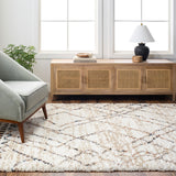 Jakarta JKT-2308 9'2" x 12' Machine Woven Rug JKT2308-9212  White, Beige Surya