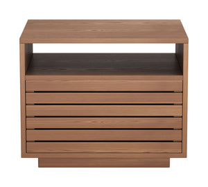 Zuo Modern Slit Nightstand In Walnut - Modern Design, Stylish Storage Solution For Contemporary Homes Walnut Rubberwood,Mdf 110653-zuo-modern