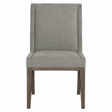 Bernhardt Linea Side Chair with Fully Upholstered Back 384547B