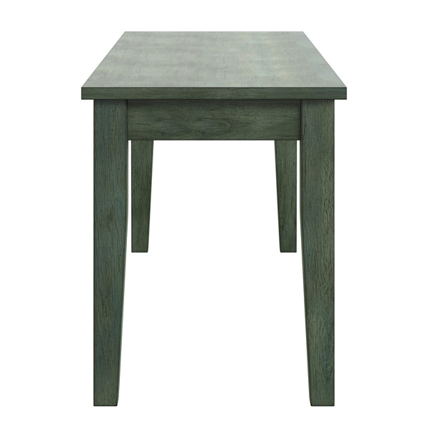 Homelegance By Top-Line Lorren Wood Dining Bench Green Rubberwood