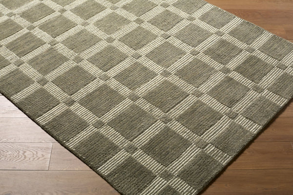Livabliss Julia Hand-tufted Wool Accent Rug Minimalist Design for Entryway Bedroom or Bath Taupe, Stone Gr 5' x 7'6" JLA2300-576
