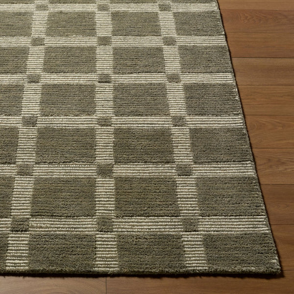 Livabliss Julia Hand-tufted Wool Accent Rug Minimalist Design for Entryway Bedroom or Bath Taupe, Stone Gr 5' x 7'6" JLA2300-576