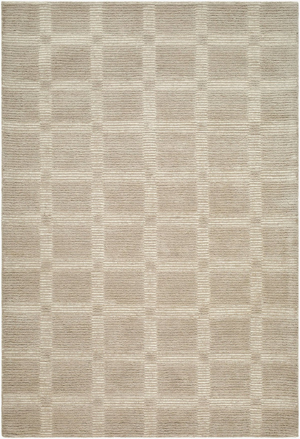 Livabliss Julia Hand Tufted Wool Area Rug Minimalist Modern Style for Entryway or Bedroom Beige, Sandsto 5' x 7'6" JLA2301-576