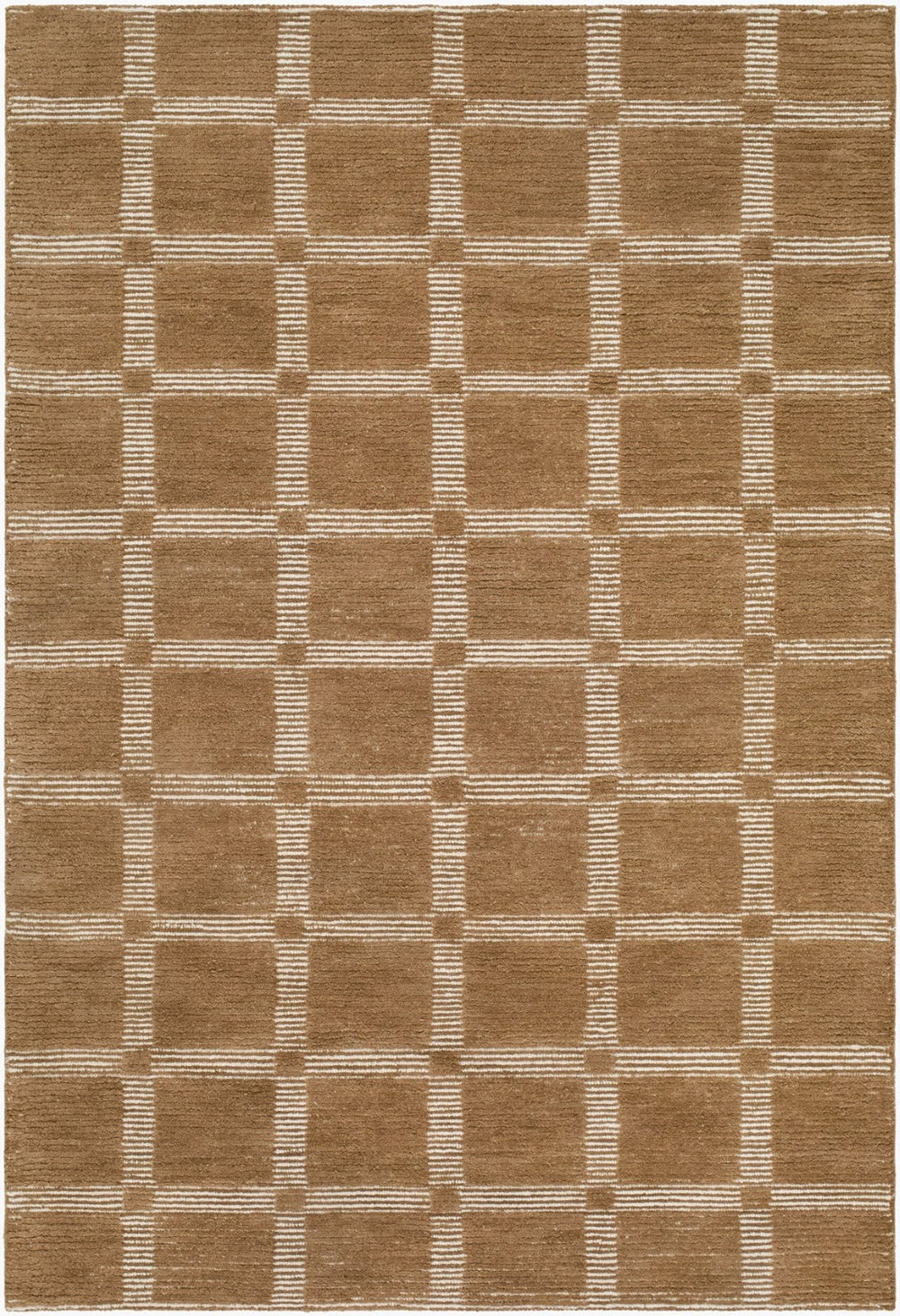 Livabliss Julia Hand-tufted Wool Accent Rug Minimalist Modern Style for Contemporary Interiors Taupe, Ivory' 8' x 10' JLA2302-810