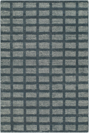 Livabliss Julia Hand Tufted Wool Accent Rug Minimalist Artisan Crafted for Entryway or Bathroom Charcoal, Slate 5' x 7'6" JLA2303-576