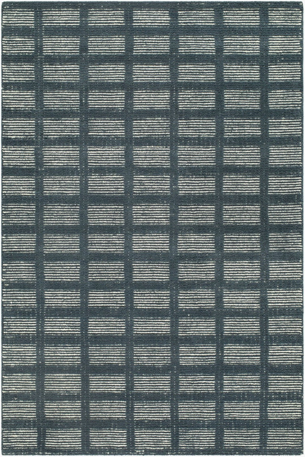 Livabliss Julia Hand Tufted Wool Accent Rug Minimalist Artisan Crafted for Entryway or Bathroom Charcoal, Slate 5' x 7'6" JLA2303-576