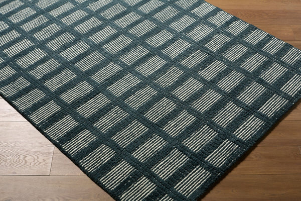 Livabliss Julia Hand Tufted Wool Accent Rug Minimalist Artisan Crafted for Entryway or Bathroom Charcoal, Slate 5' x 7'6" JLA2303-576