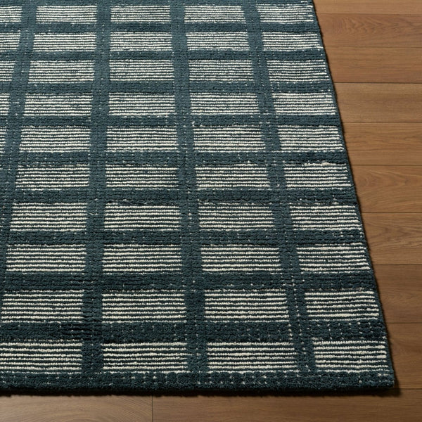 Livabliss Julia Hand Tufted Wool Accent Rug Minimalist Artisan Crafted for Entryway or Bathroom Charcoal, Slate 5' x 7'6" JLA2303-576