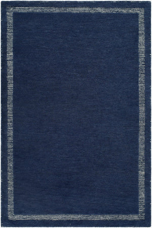 Livabliss Julia Hand Tufted Wool Area Rug Minimalist Geometric Accent for Modern Interiors Indigo, Slate 5' x 7'6" JLA2306-576