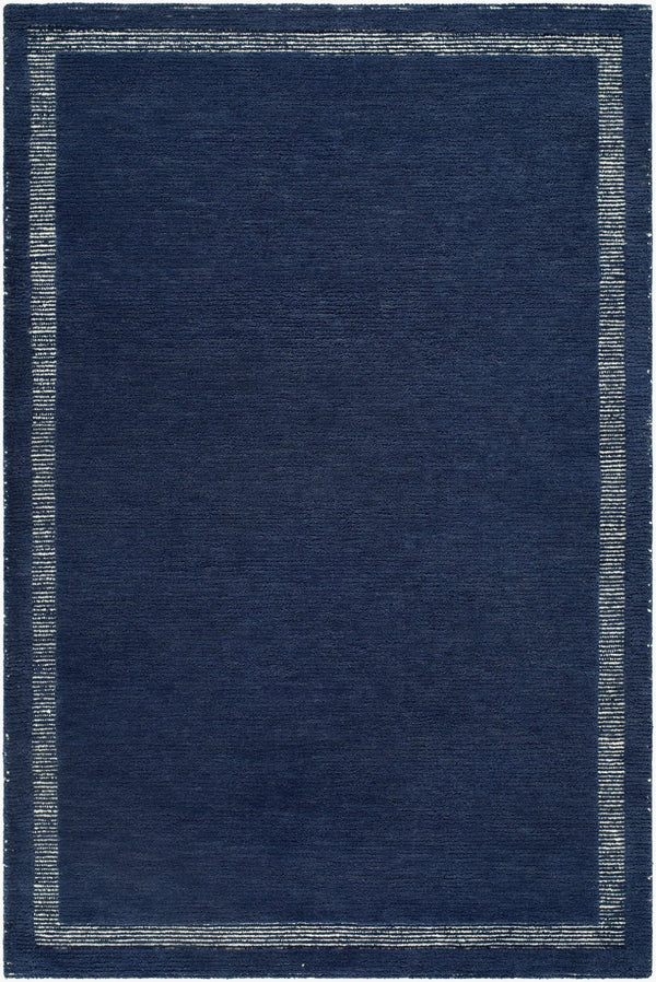 Livabliss Julia Hand Tufted Wool Area Rug Minimalist Geometric Accent for Modern Interiors Indigo, Slate 5' x 7'6" JLA2306-576