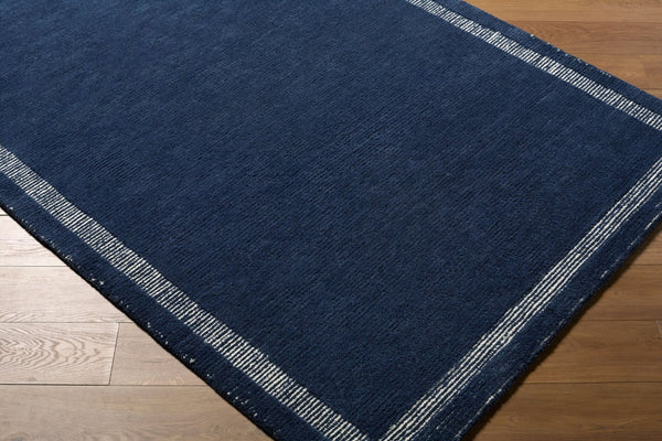 Livabliss Julia Hand Tufted Wool Area Rug Minimalist Geometric Accent for Modern Interiors Indigo, Slate 5' x 7'6" JLA2306-576