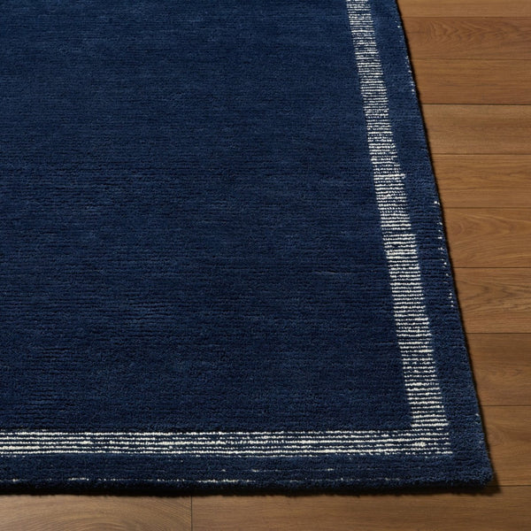 Livabliss Julia Hand Tufted Wool Area Rug Minimalist Geometric Accent for Modern Interiors Indigo, Slate 5' x 7'6" JLA2306-576