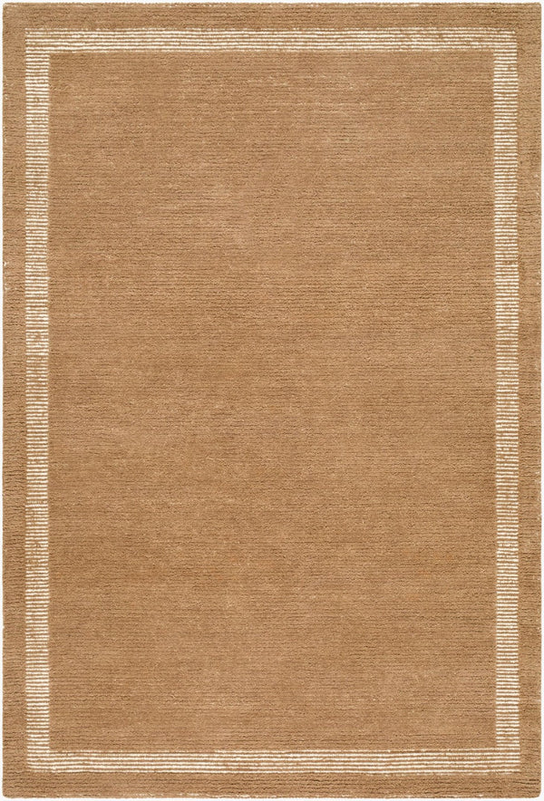 Livabliss Julia Collection Hand Tufted Wool Accent Rug for Entryway Bedroom or Reading Nook Camel, Ivory' 2' x 3' JLA2308-23