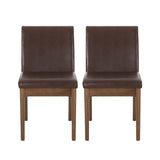 Christopher Knight Home® - Noble House - Kwame Mid Century Modern Upholstered Dining Chairs - Set of 2