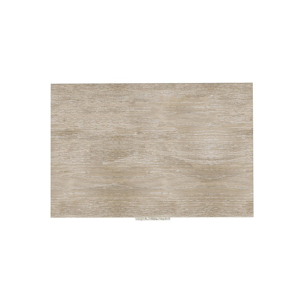 Bernhardt Bernhardt Prado Nightstand Tawny Wire-Brushed Oak Veneer, Coffered Resin Fronts, Usb Charging 324233A