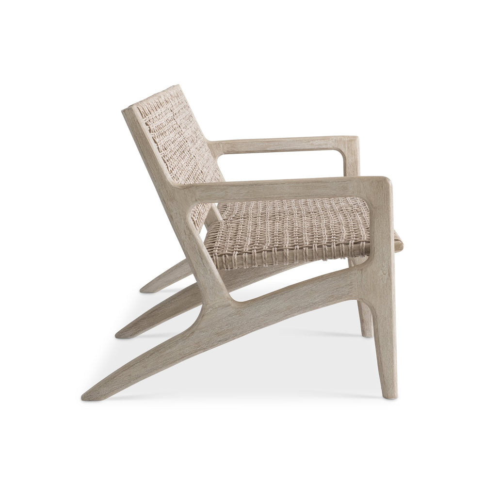 Bernhardt Bernhardt Atlas Outdoor Sofa With Teak Frame & All-Weather Pampas Wicker — Sculptural, Durable Seating O4707O
