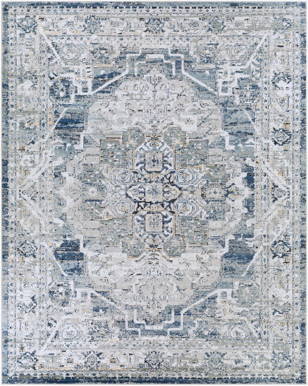 Livabliss Jolie Traditional Pattern Modern Area Rug Polypropylene Woven Living Room Accent Medium Gray, Ta 7'10" x 10' JLO2309-71010