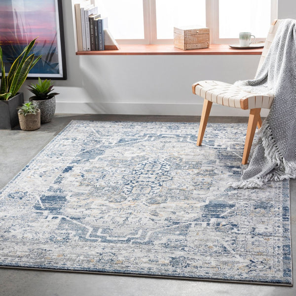 Livabliss Jolie Traditional Pattern Modern Area Rug Polypropylene Woven Living Room Accent Medium Gray, Ta 7'10" x 10' JLO2309-71010