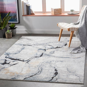 Livabliss Jolie High Low Pile Turkish Woven Polypropylene Rug for Large Living Spaces Medium Gray, Ta 12' x 15' JLO2316-1215