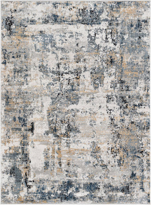 Livabliss Jolie Geometric Area Rug Machine Woven Polypropylene Blend for Living Room or Bedroom Slate, Charcoal 5'3" x 7'3" JLO2329-5373