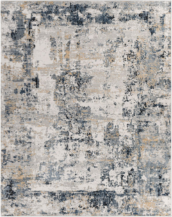 Livabliss Jolie Geometric Area Rug Machine Woven Polypropylene Blend for Living Room or Bedroom Slate, Charcoal 7'10" x 10' JLO2329-71010