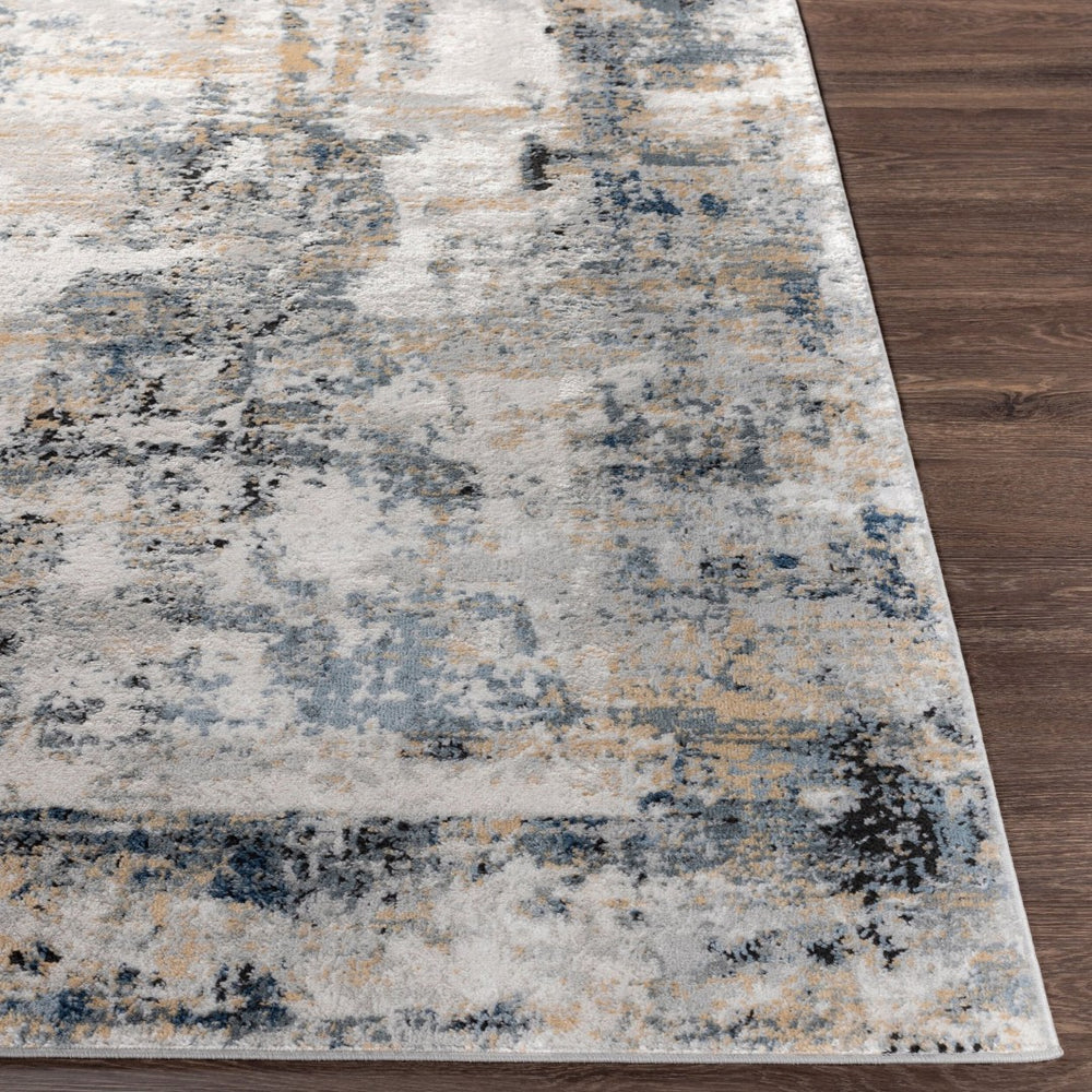 Livabliss Jolie Geometric Area Rug Machine Woven Polypropylene Blend for Living Room or Bedroom Slate, Charcoal 5'3" x 7'3" JLO2329-5373