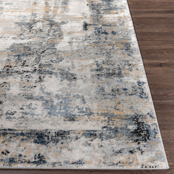 Livabliss Jolie Geometric Area Rug Machine Woven Polypropylene Blend for Living Room or Bedroom Slate, Charcoal 5'3" x 7'3" JLO2329-5373